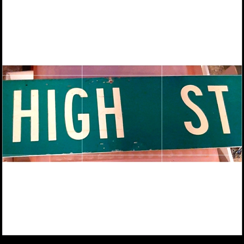 Original street sign